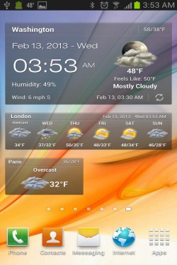 Imagen de Android Weather & Clock Widget